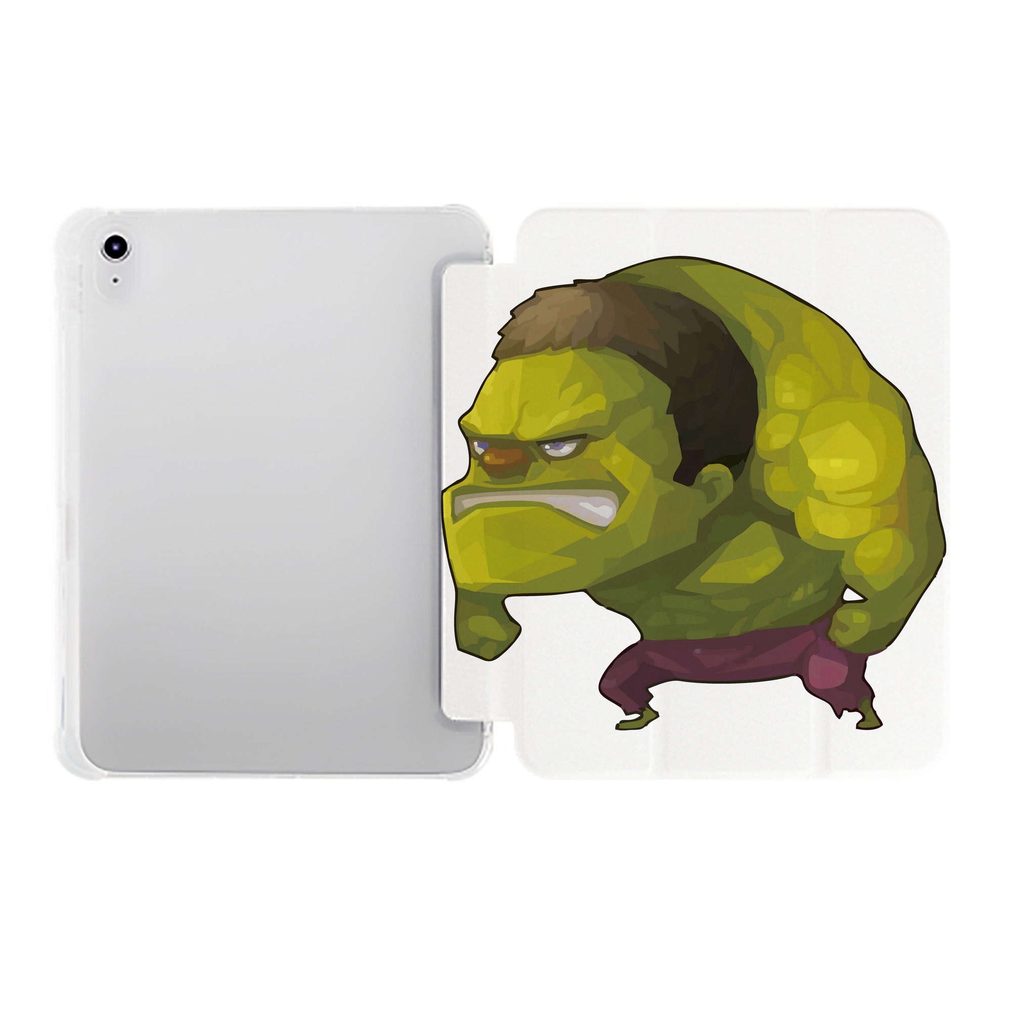 （画像用） アベンジャーズ The Avengers IPad ケース ペン収納付き 三つ折りスタンド PUレザー×シリコン 対応機種9.5/10.5/10.9インチ